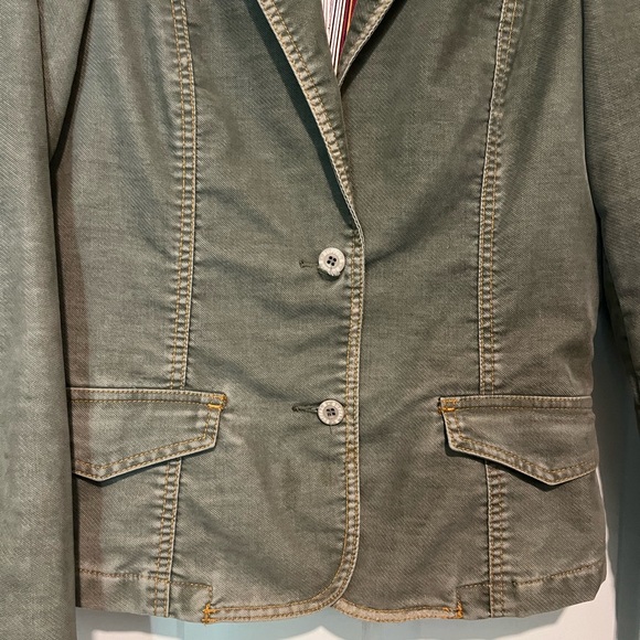 Vintage Buffalo David Bitton khaki green blazer. - Picture 6 of 7
